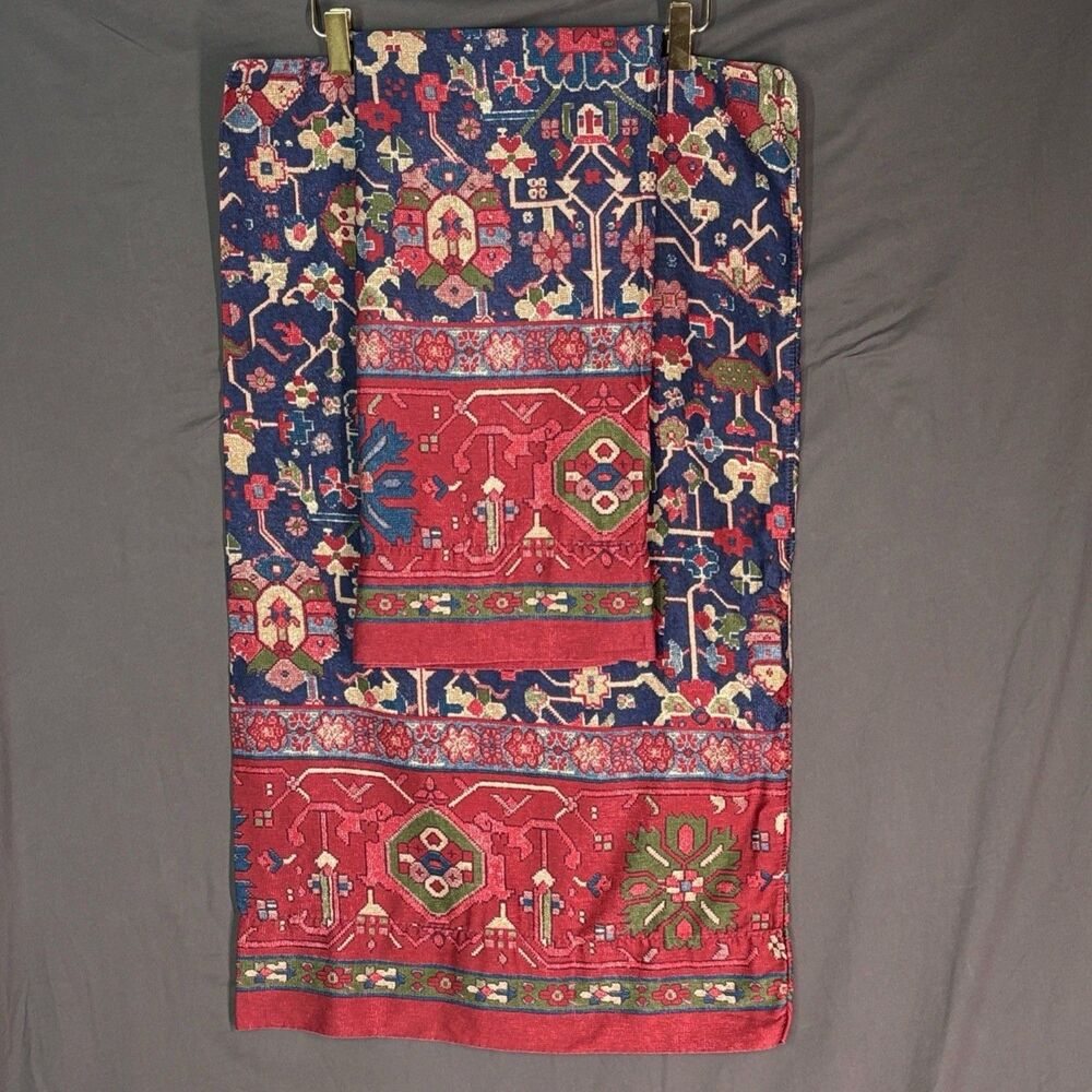 Ralph Lauren ORIENTA Pillow Cases Set of 2 Standard Persian Rug Print Vintage